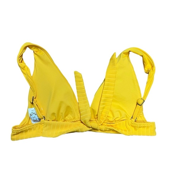 Becca Yellow Bikini Top Small - Picture 2 of 4
